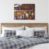 Kandinsky - Farbiges Leben, Leinwanddruck (Insitu (Schlafzimmer))