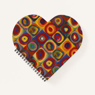 Kandinsky Farbstudie Quadrate Farbige Quadrate Notizblock