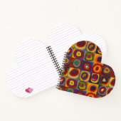 Kandinsky Farbstudie Quadrate Farbige Quadrate Notizblock (Innenseite)