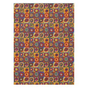 Kandinsky Farbstudie Quadrate Farbige Quadrate Tischdecke
