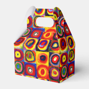 Kandinsky Farbstudie Quadrate Quadrate Kreise Kuns Geschenkschachtel