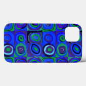 Kandinsky Farbstudien Blue Quadrate Square Circle Case-Mate iPhone Hülle (Rückseite (Horizontal))