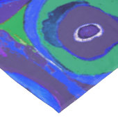 Kandinsky Farbstudien Blue Quadrate Square Circle Tischdecke (Schrägansicht)