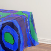 Kandinsky Farbstudien Blue Quadrate Square Circle Tischdecke (Beispiel)