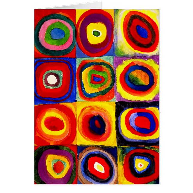 Kandinsky Farbstudien Quadrate Quadrate Quadrate Z (Vorne)