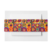 Kandinsky Farbstudien Quadrate Quadrate Quadrate Z Einladungsbanderole (Vorderseite Beispiel)