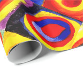 Kandinsky Farbstudien Quadrate Quadrate Quadrate Z Geschenkpapier (Rolleneckpunkt)