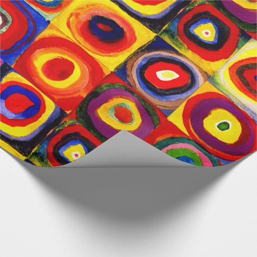 Kandinsky Farbstudien Quadrate Quadrate Quadrate Z Geschenkpapier (Ecke)