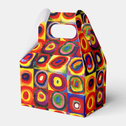 Kandinsky Farbstudien Quadrate Quadrate Quadrate Z Geschenkschachtel (Rückseite)