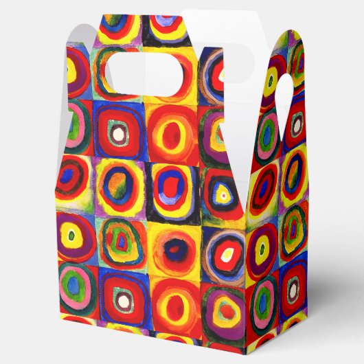 Kandinsky Farbstudien Quadrate Quadrate Quadrate Z Geschenkschachtel (Geöffnet)