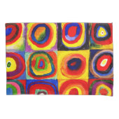 Kandinsky Farbstudien Quadrate Quadrate Quadrate Z Kissenbezug (Vorderseite)