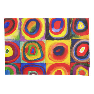 Kandinsky Farbstudien Quadrate Quadrate Quadrate Z Kissenbezug