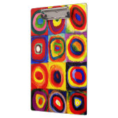 Kandinsky Farbstudien Quadrate Quadrate Quadrate Z Klemmbrett (Links)