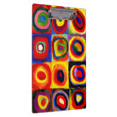 Kandinsky Farbstudien Quadrate Quadrate Quadrate Z Klemmbrett (Rechts)
