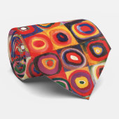 Kandinsky Farbstudien Quadrate Quadrate Quadrate Z Krawatte (Gerollt)