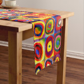 Kandinsky Farbstudien Quadrate Quadrate Quadrate Z Kurzer Tischläufer (Beispiel)