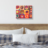 Kandinsky Farbstudien Quadrate Quadrate Quadrate Z Leinwanddruck (Insitu (Schlafzimmer))