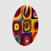 Kandinsky Farbstudien Quadrate Quadrate Quadrate Z Ornament (Vorderseite)