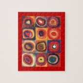 Kandinsky Farbstudien Quadrate Quadrate Quadrate Z Puzzle (Vertikal)