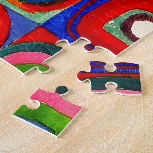 Kandinsky Farbstudien Quadrate Quadrate Quadrate Z Puzzle (Seite)