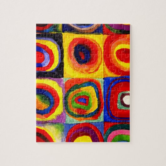 Kandinsky Farbstudien Quadrate Quadrate Quadrate Z Puzzle (Vertikal)
