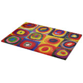 Kandinsky Farbstudien Quadrate Quadrate Quadrate Z Schneidebrett (Ecke)
