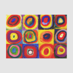 Kandinsky Farbstudien Quadrate Quadrate Quadrate Z Seidenpapier