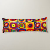 Kandinsky Farbstudien Quadrate Quadrate Quadrate Z Seitenschläferkissen (Rückseite)