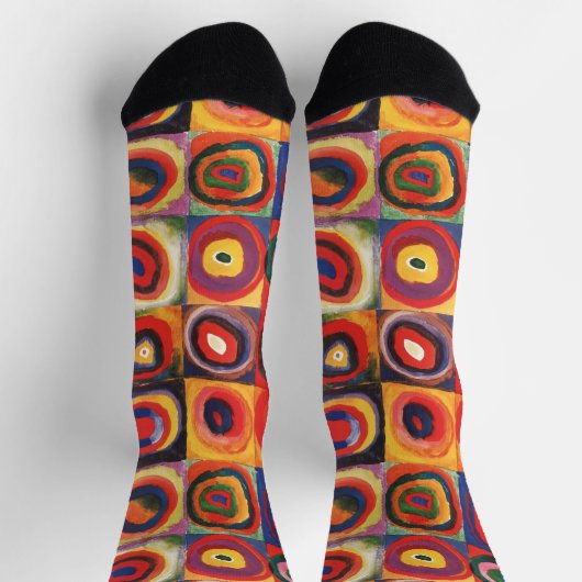 Kandinsky Farbstudien Quadrate Quadrate Quadrate Z Socken (Oben)