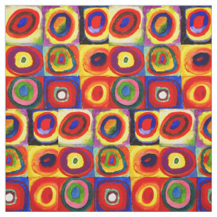 Kandinsky Farbstudien Quadrate Quadrate Quadrate Z Stoff