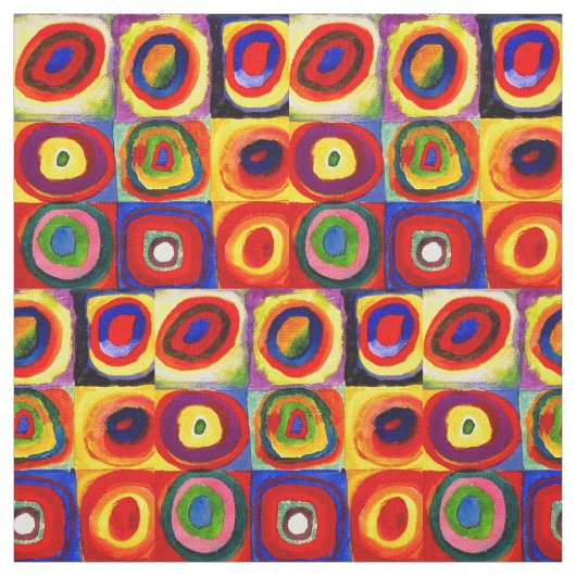 Kandinsky Farbstudien Quadrate Quadrate Quadrate Z Stoff (Muster)