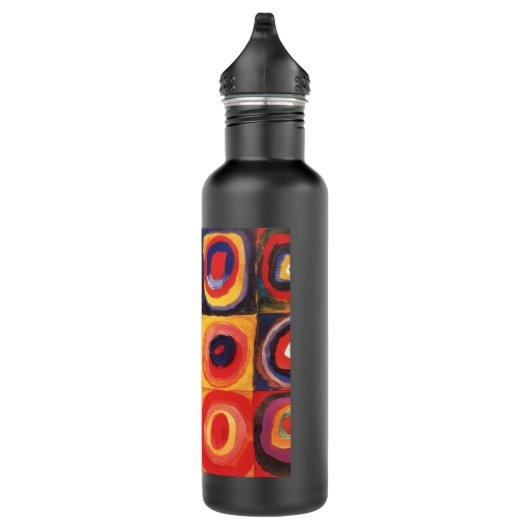 Kandinsky Farbstudien Quadrate Quadrate Quadrate Z Trinkflasche (Rechts)