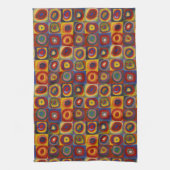 Kandinsky Farbstudium Quadrate Geschirrtuch (Vertikal)