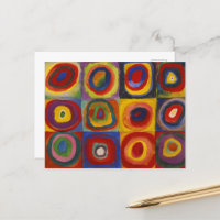Kandinsky Farbstudium Quadrate