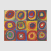 Kandinsky Farbstudium Quadrate Seidenpapier (Vorderseite)