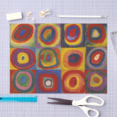 Kandinsky Farbstudium Quadrate Seidenpapier (Handwerk)