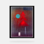 Kandinsky - Fast Versunken Acrylschild (Vorderseite)