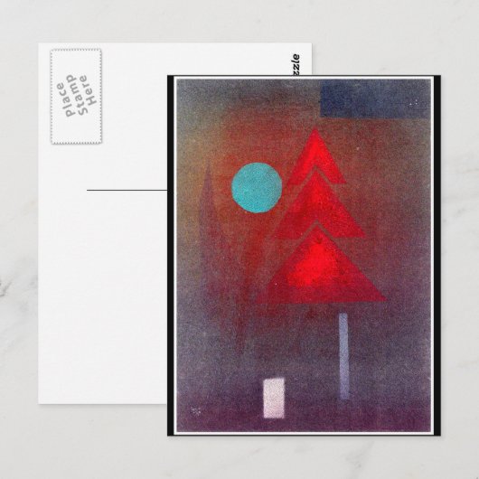 Kandinsky - Fast Versunken Postkarte (Vorne/Hinten)