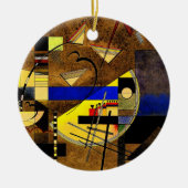 Kandinsky - Festes III, abstrakte Kunst Keramik Ornament (Vorne)