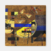 Kandinsky - Festes III, abstrakte Kunst Magnet (Vorne)