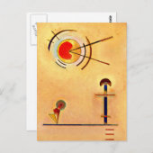 Kandinsky - flach postkarte (Vorne/Hinten)