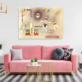 Kandinsky - Flug, abstrakte Kunstwerke Leinwanddruck (Insitu (Wohnzimmer))
