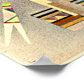 Kandinsky - Flug, abstrakte Kunstwerke Poster (Ecke)