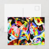 Kandinsky - Flut Improvisation. Postkarte (Vorne/Hinten)