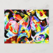 Kandinsky - Flut Improvisation, Postkarte (Vorderseite)