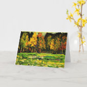 Kandinsky - Forest Edge, colorful painting Karte (Gelbe Blume)