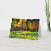 Kandinsky - Forest Edge, colorful painting Karte (Vorderseite)