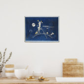 Kandinsky - Fragiles, abstraktes Kunstwerk, Poster (Küche)