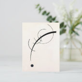 Kandinsky - freie Kurve Postkarte (Stehend Vorderseite)