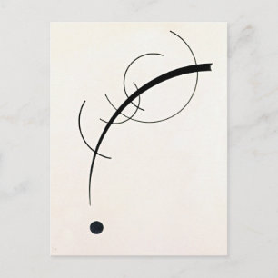 Kandinsky - freie Kurve Postkarte